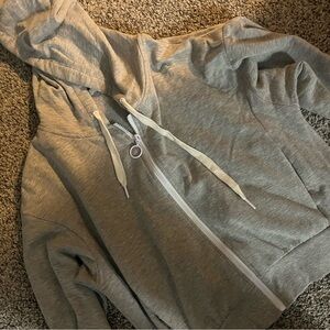 Gray Women's Hoodie Jacket